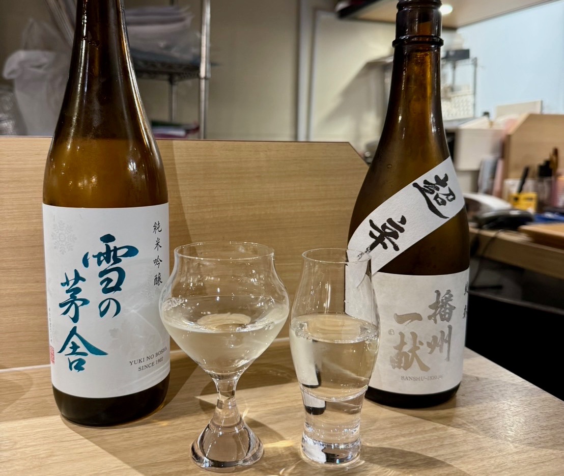 味わいに合わせたグラスで提供
